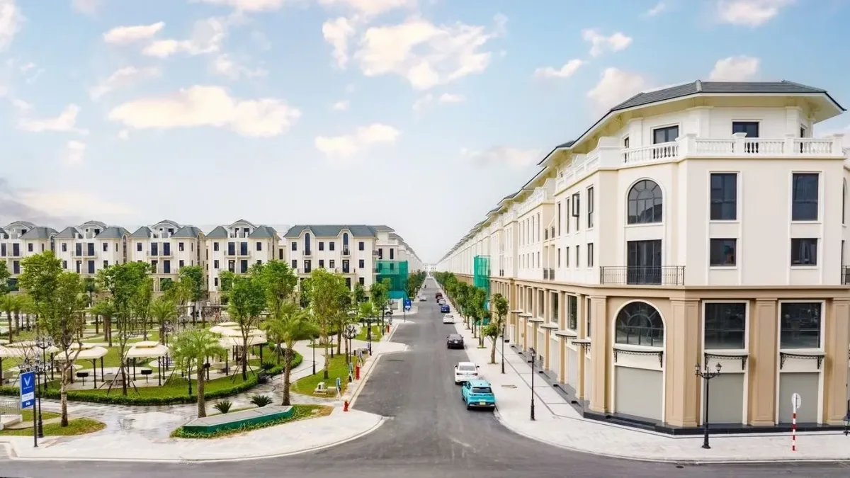 Ảnh minh họa nhà phố thương mại tại khu đô thị Vinhomes