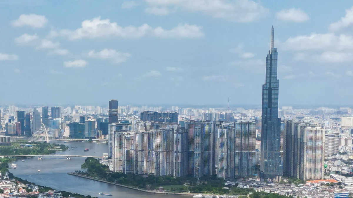 Ảnh minh họa toàn cảnh khu đô thị Vinhomes cao tầng